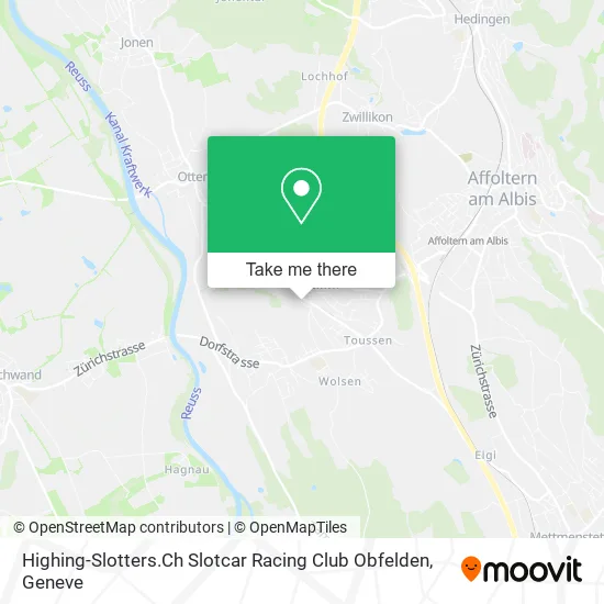 Highing-Slotters.Ch Slotcar Racing Club Obfelden map