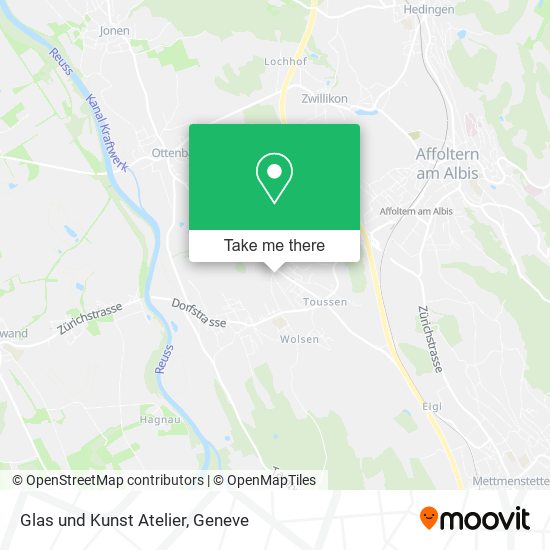 Glas und Kunst Atelier map