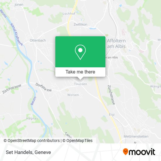 Set Handels map
