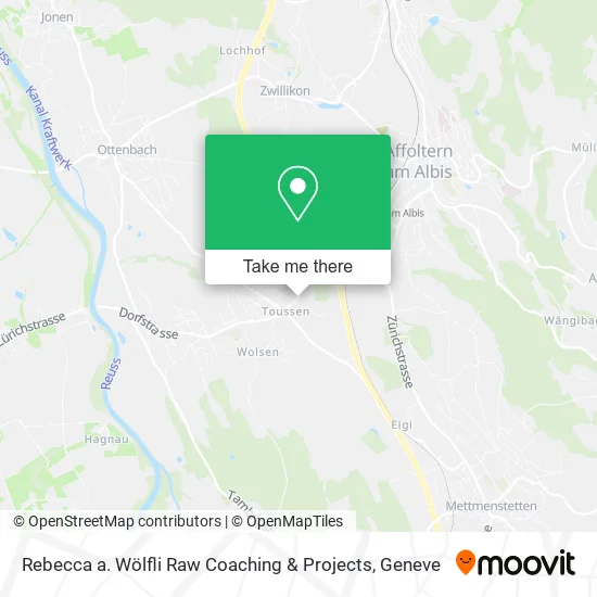 Rebecca a. Wölfli Raw Coaching & Projects map