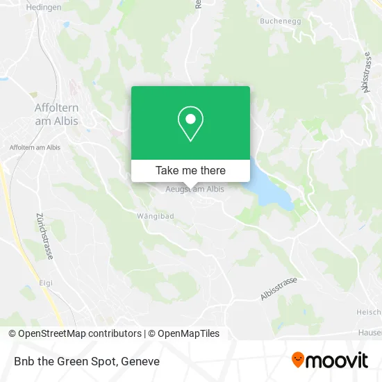 Bnb the Green Spot map