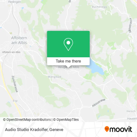 Audio Studio Kradolfer map