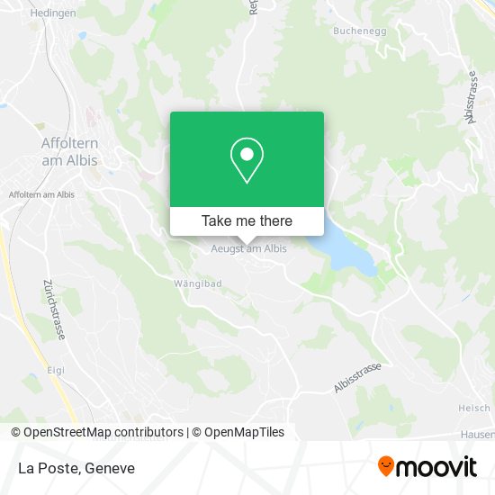 La Poste map