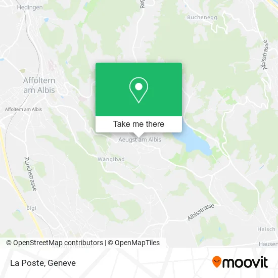 La Poste map