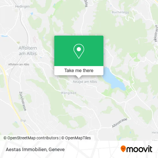 Aestas Immobilien map