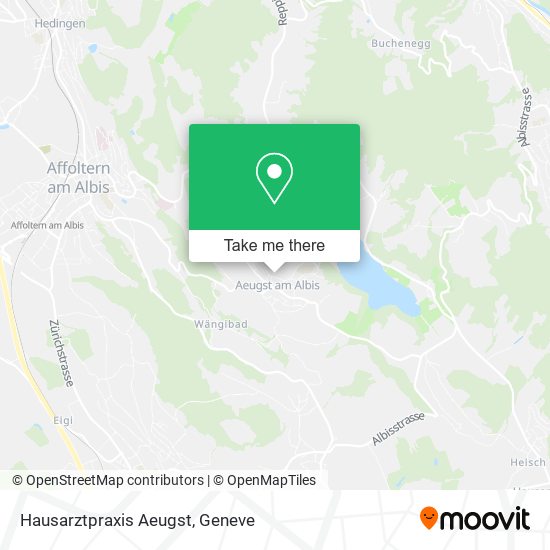 Hausarztpraxis Aeugst map