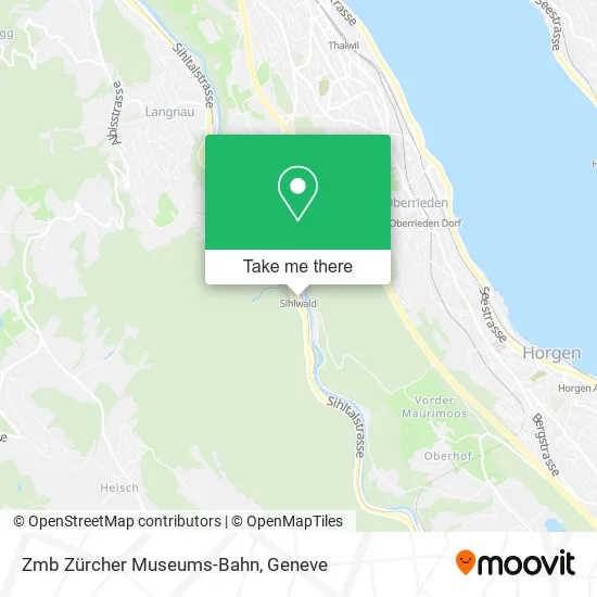 Zmb Zürcher Museums-Bahn map