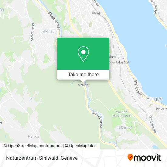 Naturzentrum Sihlwald map