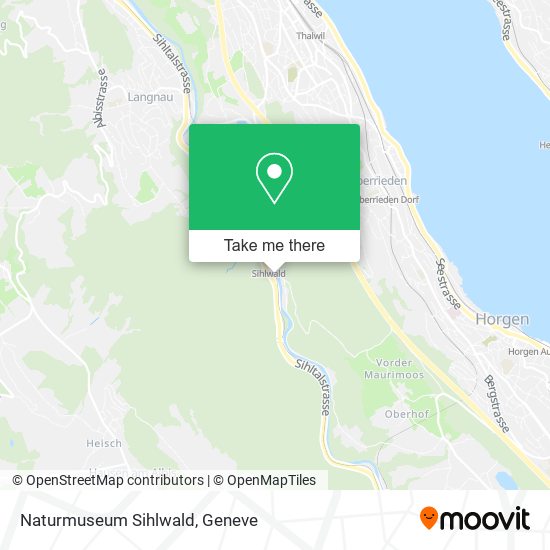 Naturmuseum Sihlwald map