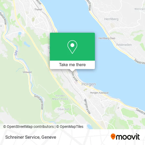 Schreiner Service map