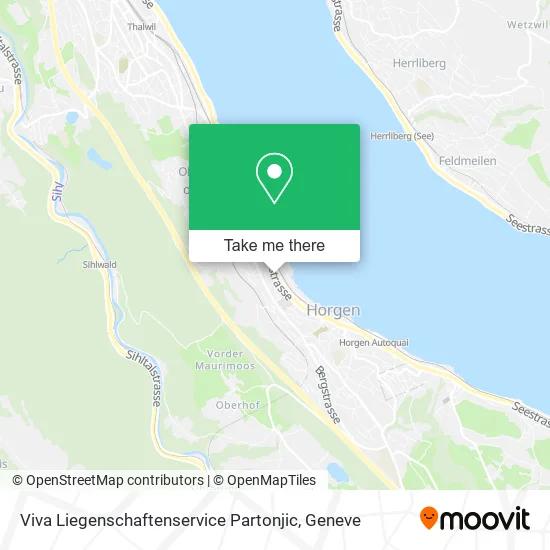 Viva Liegenschaftenservice Partonjic map