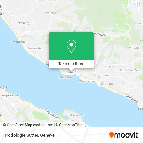 Podologie Sutter map