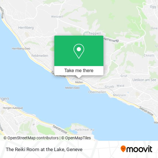 The Reiki Room at the Lake map