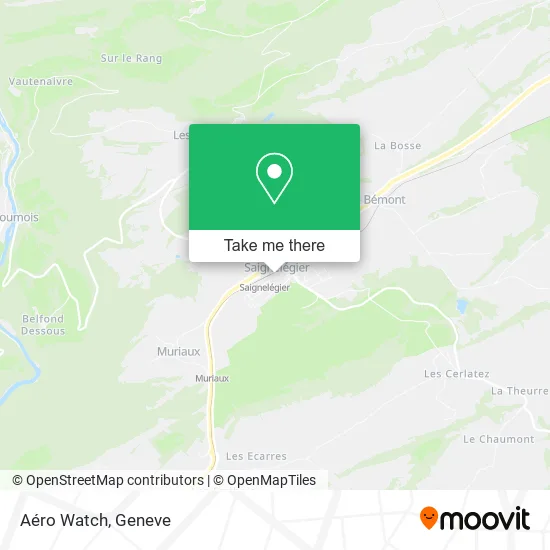 Aéro Watch map
