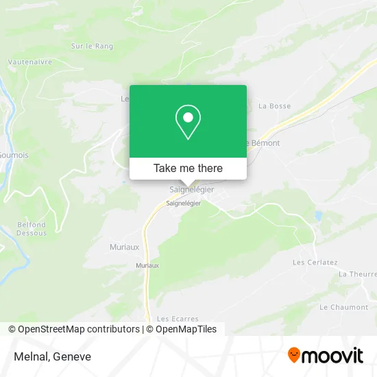 Melnal map
