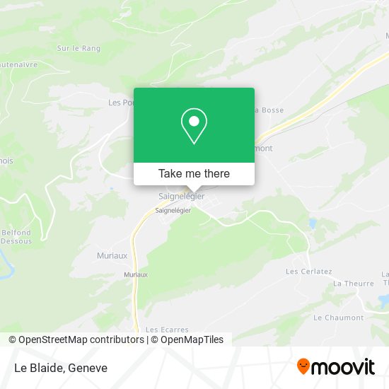 Le Blaide map