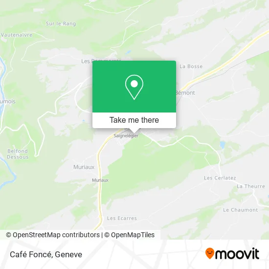 Café Foncé map