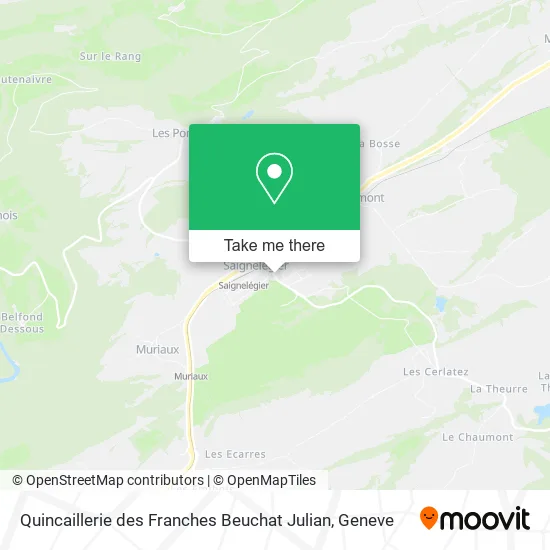 Quincaillerie des Franches Beuchat Julian map