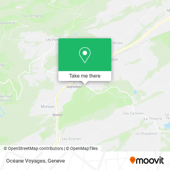 Océane Voyages map