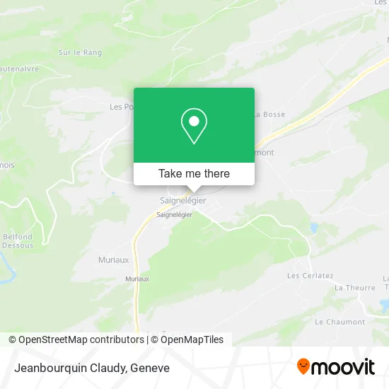 Jeanbourquin Claudy map