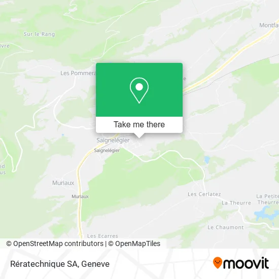 Rératechnique SA map