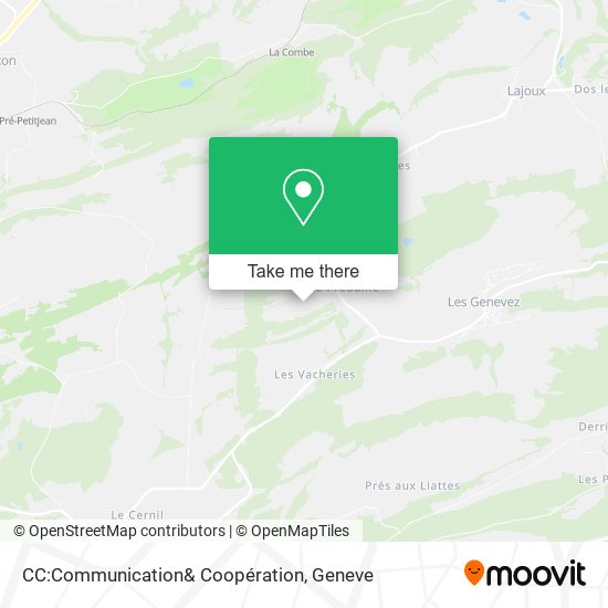 CC:Communication& Coopération map