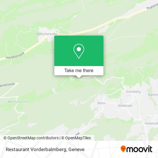 Restaurant Vorderbalmberg map
