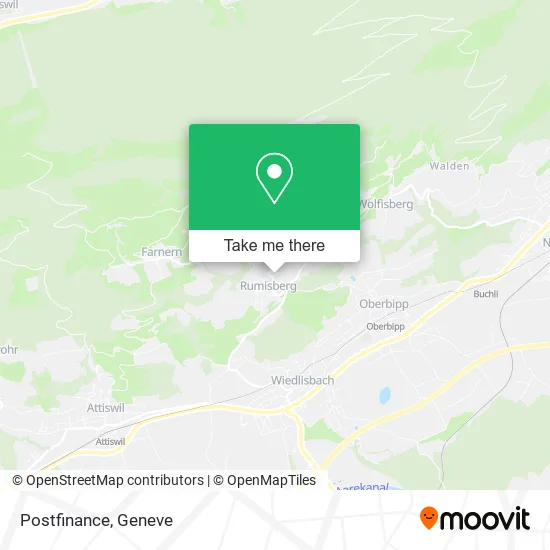 Postfinance map