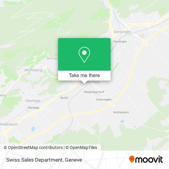 Swiss Sales Department map