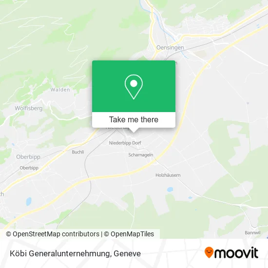 Köbi Generalunternehmung map