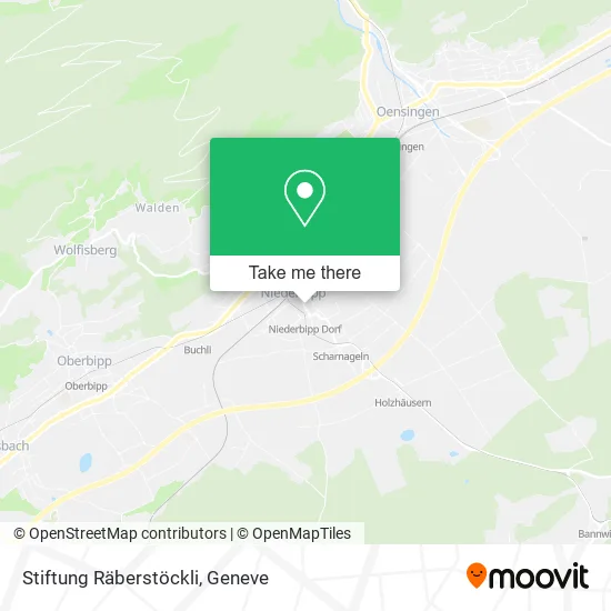 Stiftung Räberstöckli map