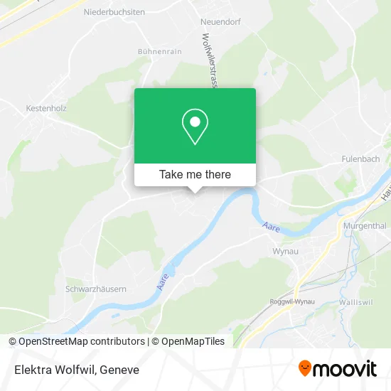 Elektra Wolfwil map