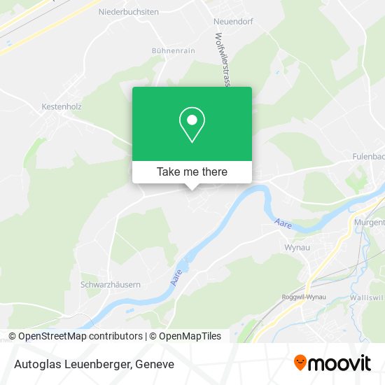 Autoglas Leuenberger map