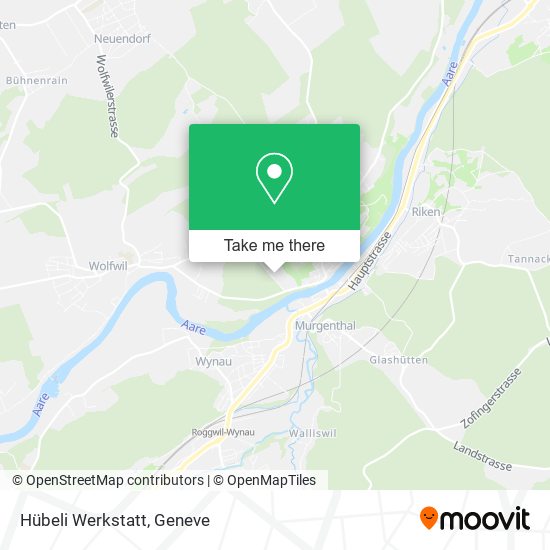 Hübeli Werkstatt map