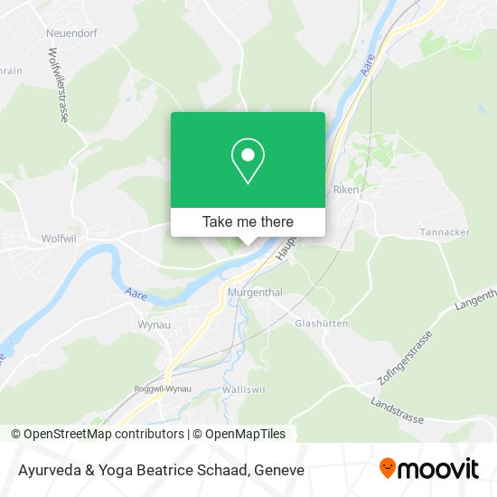Ayurveda & Yoga Beatrice Schaad map