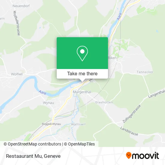 Restaaurant Mu map