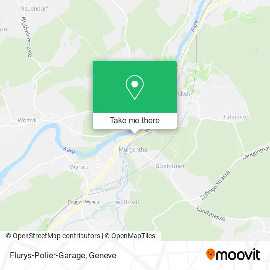 Flurys-Polier-Garage map