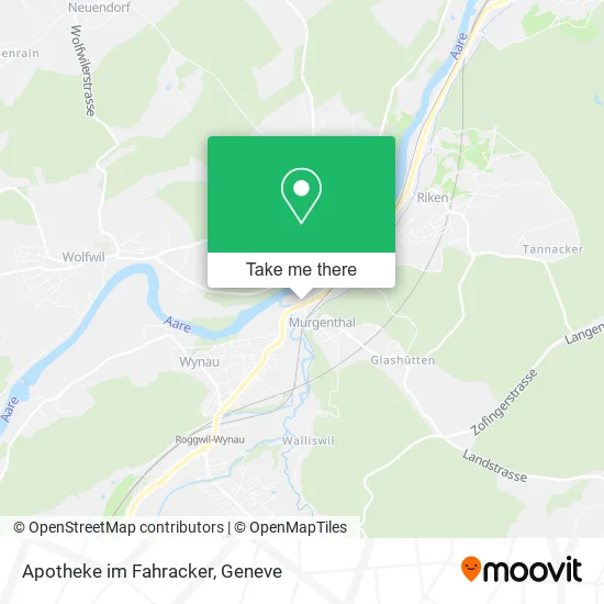 Apotheke im Fahracker map