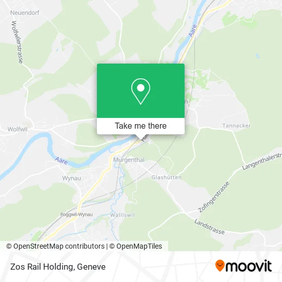 Zos Rail Holding map