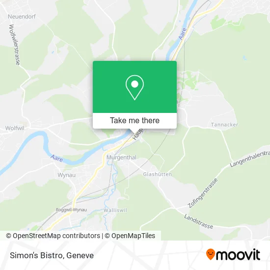 Simon's Bistro map