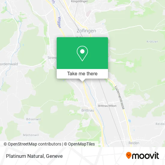 Platinum Natural map