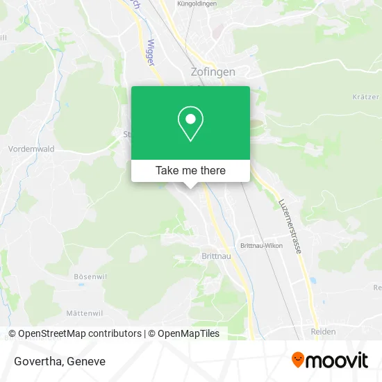 Govertha map