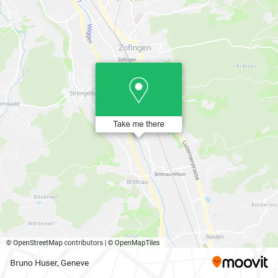 Bruno Huser map