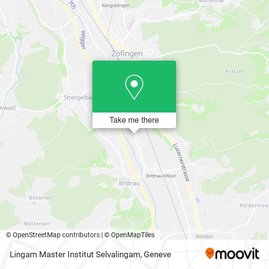 Lingam Master Institut Selvalingam map