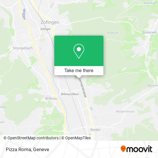 Pizza Roma map