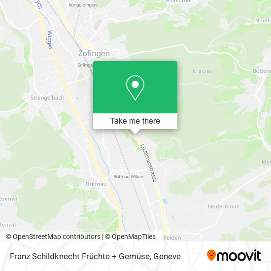 Franz Schildknecht Früchte + Gemüse map