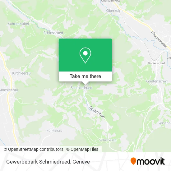 Gewerbepark Schmiedrued map