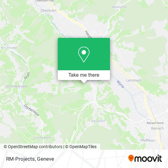 RM-Projects map