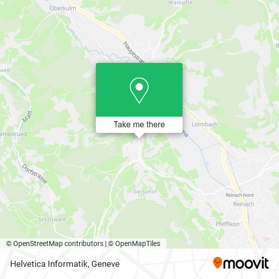 Helvetica Informatik map