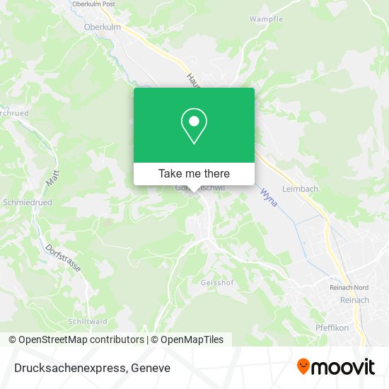 Drucksachenexpress map